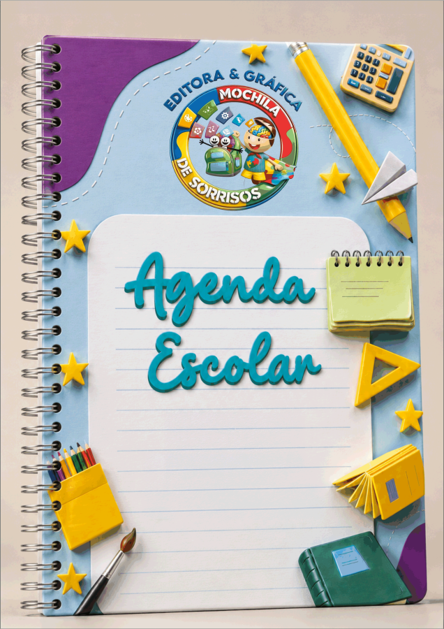 AGENDA ESCOLAR COM NOME