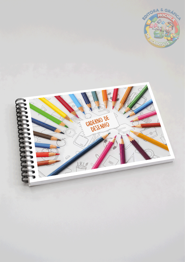 CADERNO DE DESENHO 50 FOLHAS