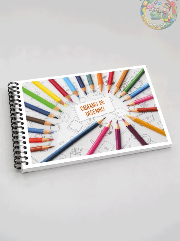Caderno de Desenho 50 Folhas