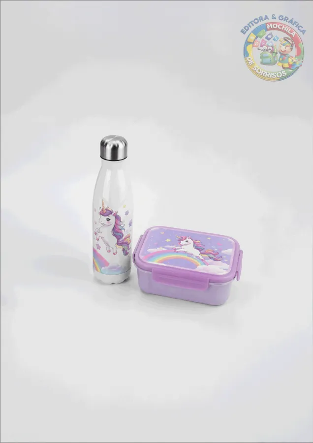 Kit Garrafa Kids + Marmita